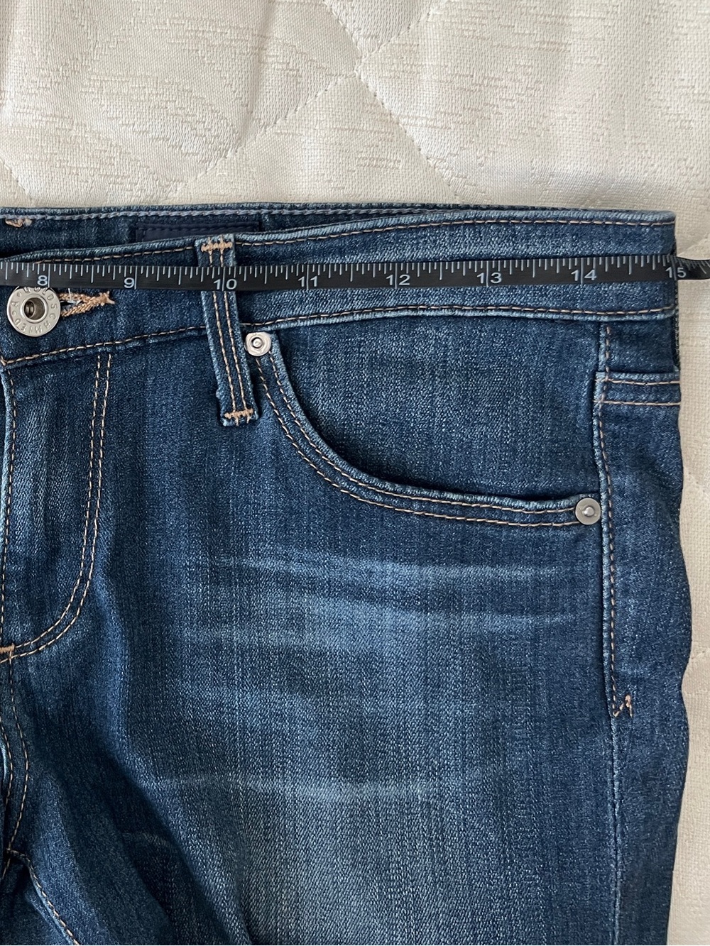 AG Adriano Goldschmied Dark Wash The legging Super Skinny Jeans Women's 27R - Picture 8 of 14